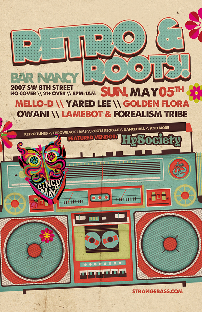 Retro & Roots Cinco de Mayo Edition! @ Bar Nancy Sunday - May 5, at 8 PM