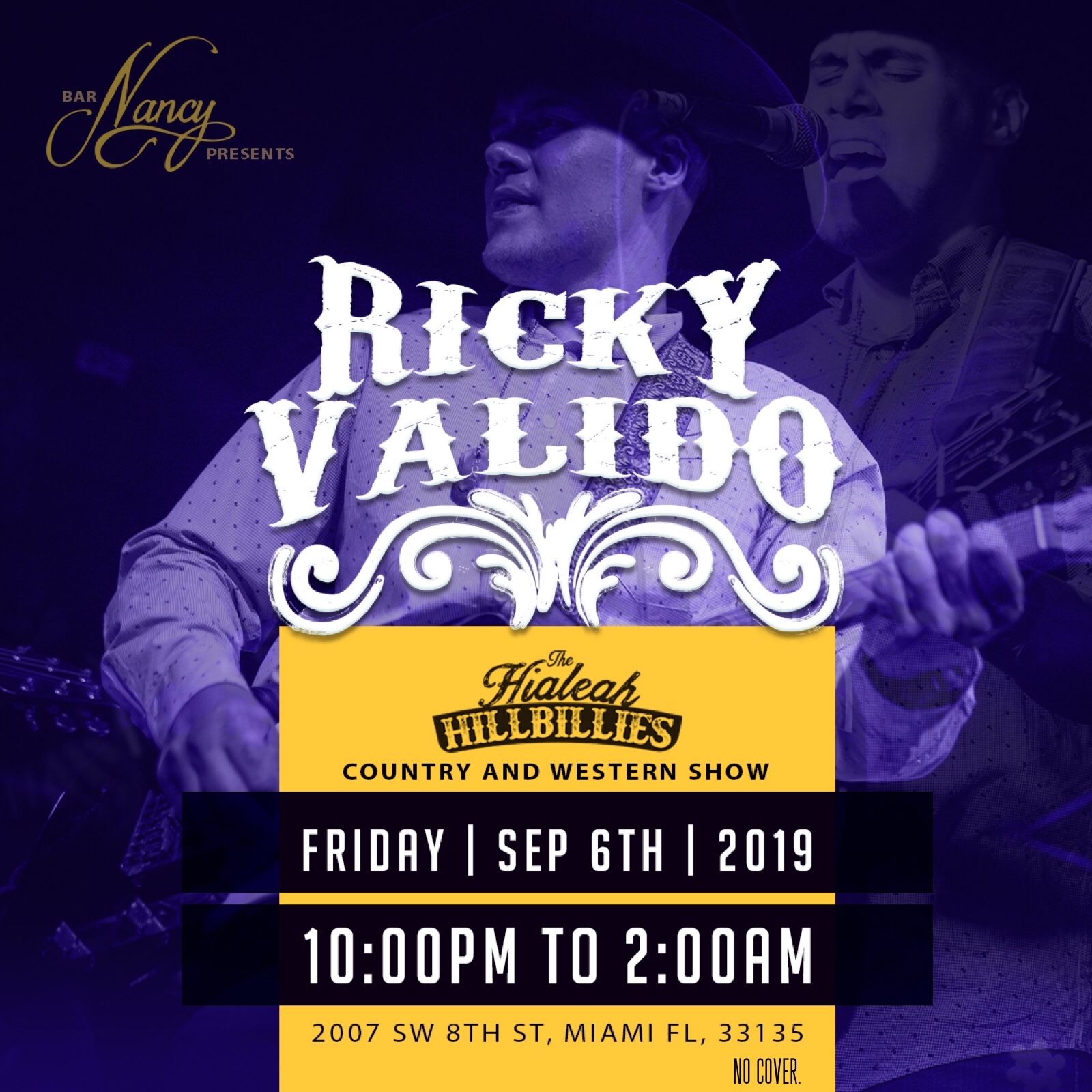 Ricky Valido & The Hialeah Hillbillies! Country & Western Show!