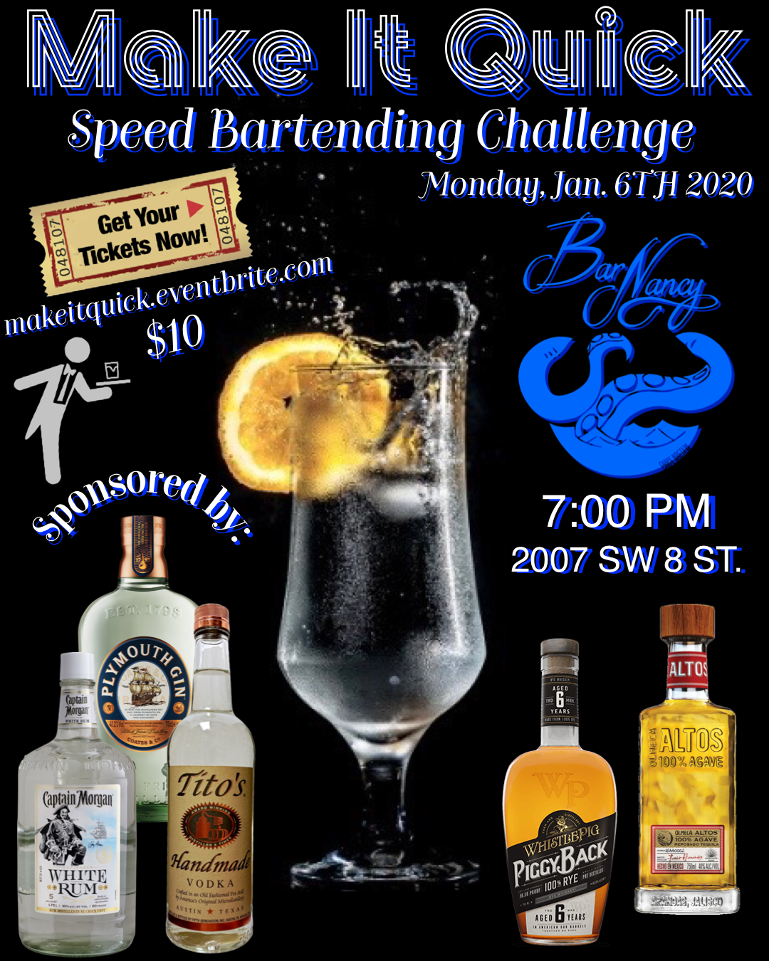 Make it Quick - Speed Bartending Challenge @ Bar Nancy