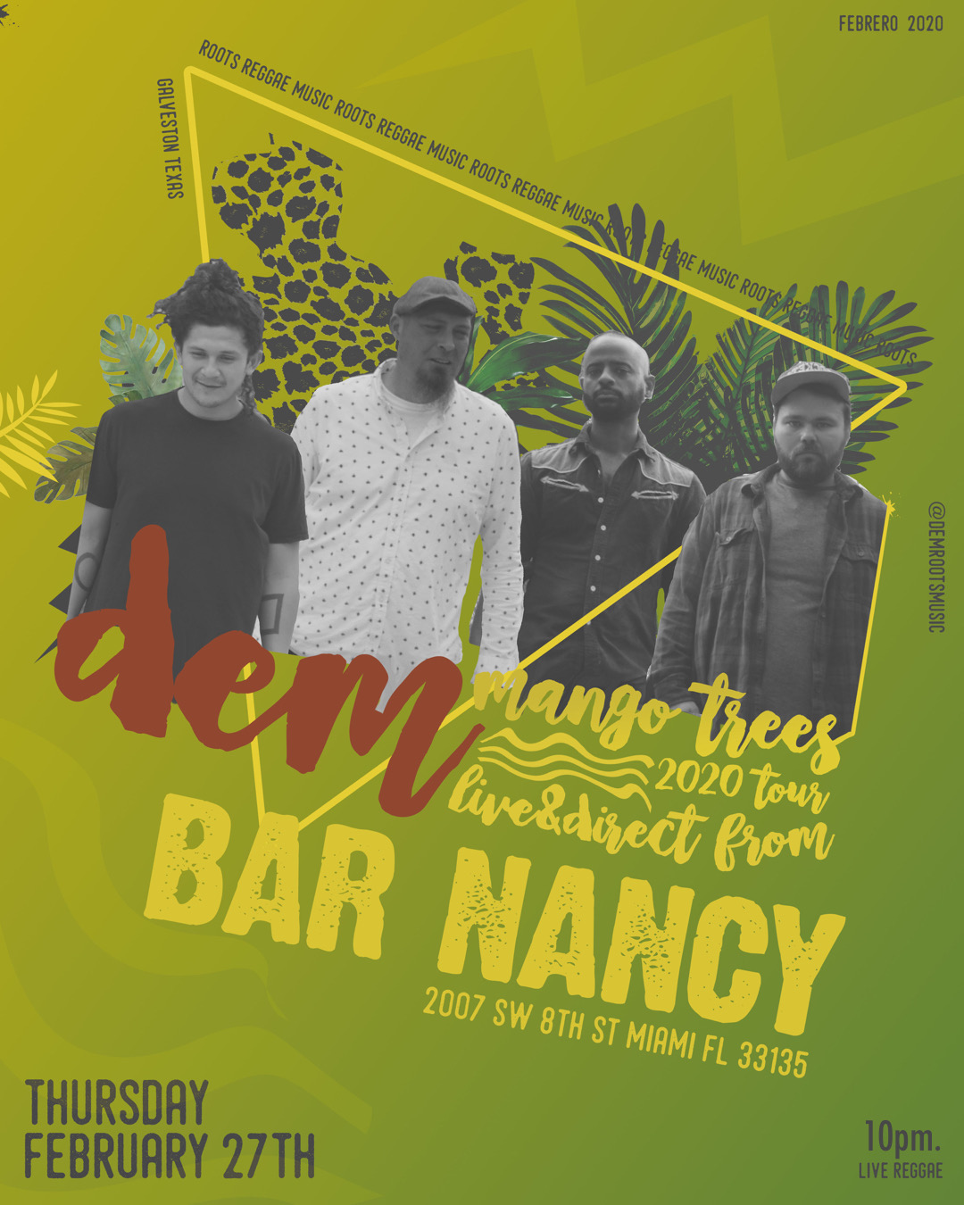 Dem at Bar Nancy - Thursday, February 27, 2020 at 8 PM
