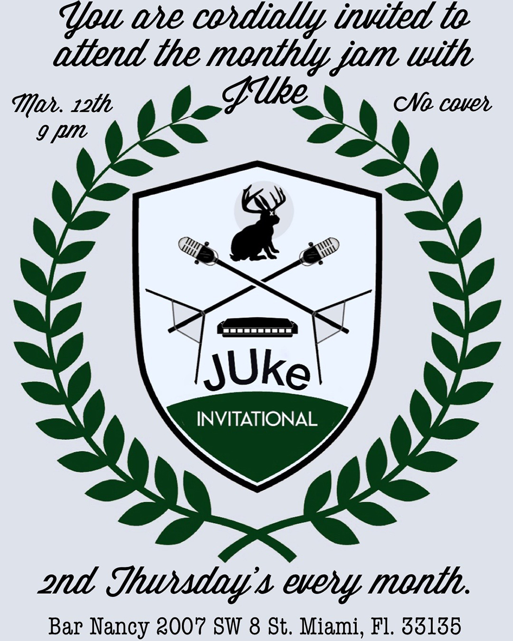 The JUke Invitational! 2nd Thursday’s Every Month!