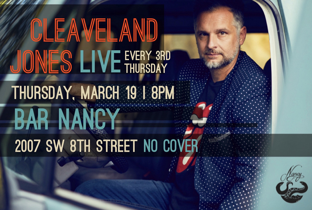 Cleaveland Jones Live! ( Every 3rd Thursday! at Bar Nancy