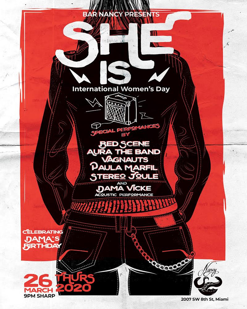She IS! A Concert Celebrating Women’s Day! And Dama’s Birthday! at Bar Nancy