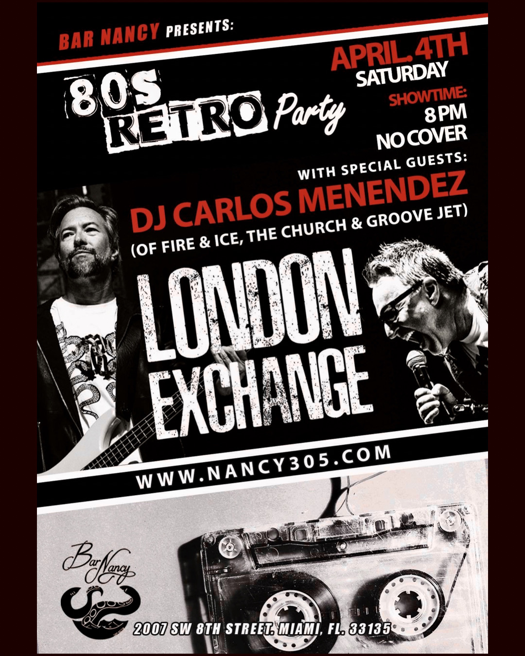 London Exchange! With DJ. Carlos Menendez at Bar Nancy
