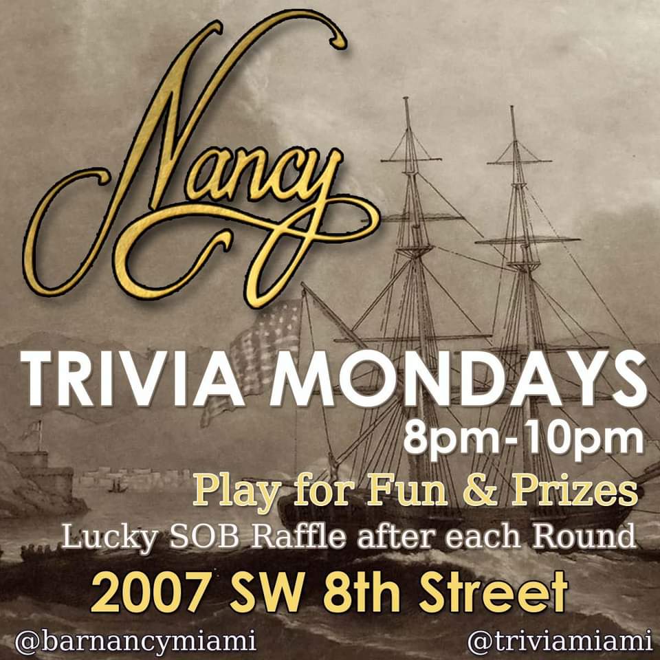 Trivia Mondays at Bar Nancy