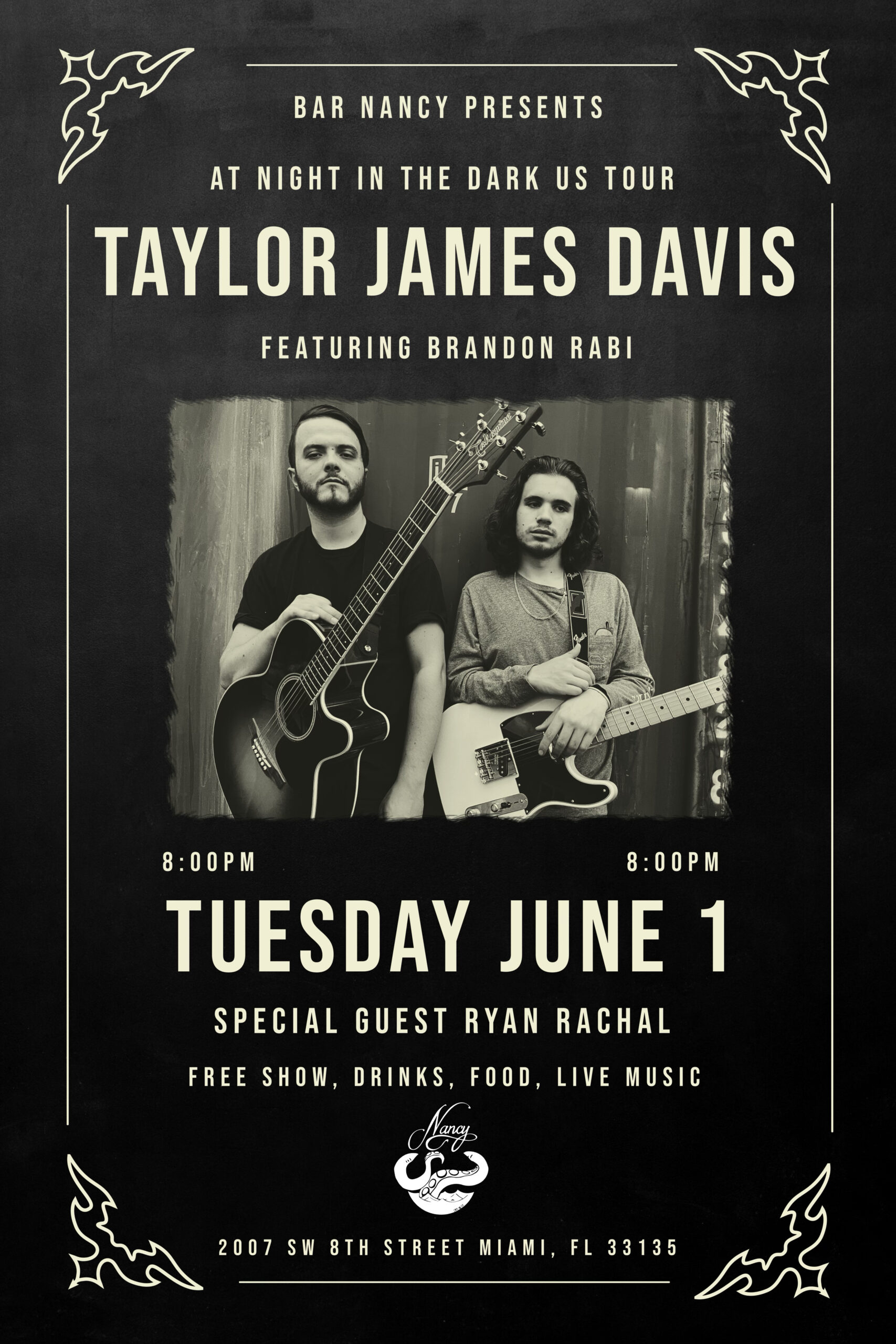 Taylor James Davis Feat: Brandon Rabi at Bar Nancy