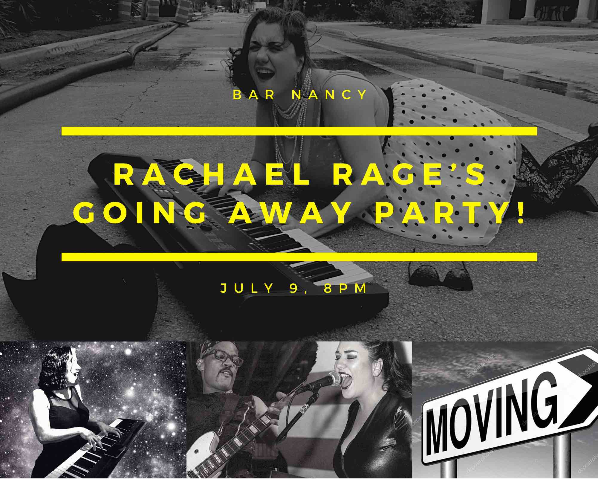 Rachael Rage's Going away party at Bar Nancy - July 9th