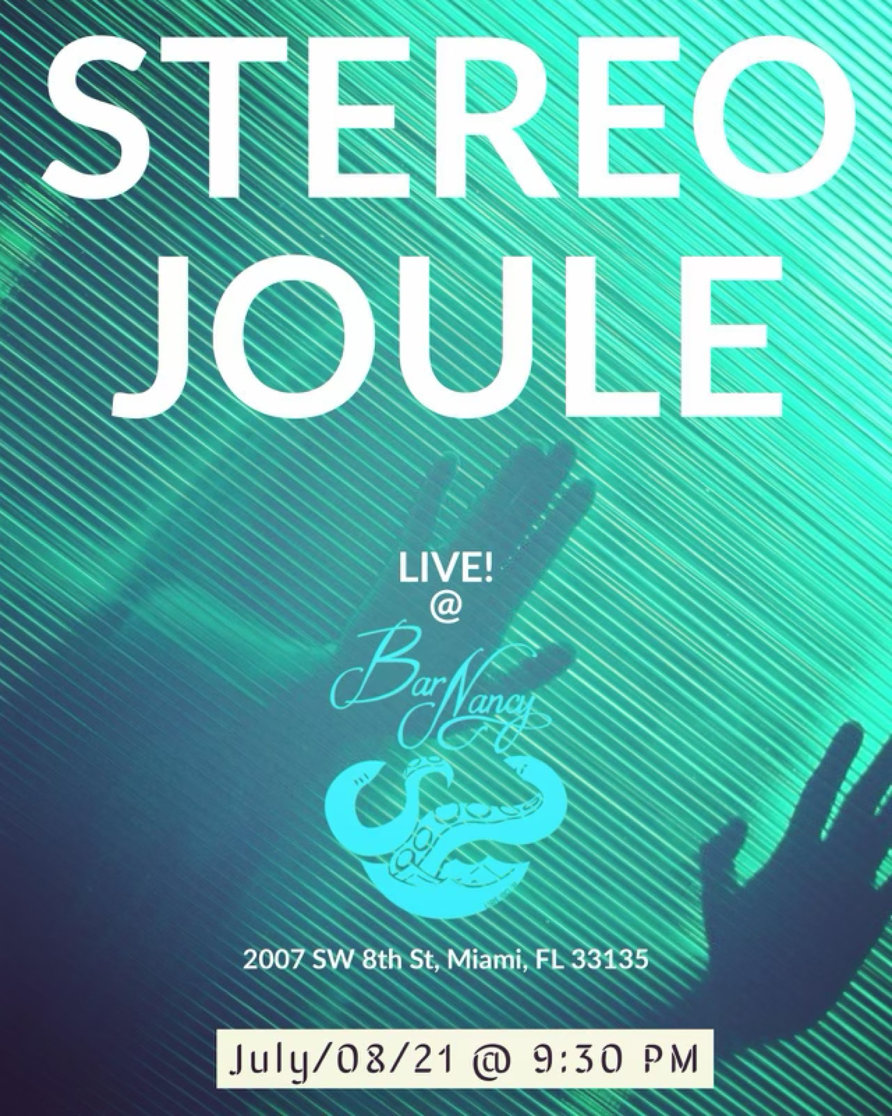Stereo Joule at Bar Nancy July 8th @ 9:30PM