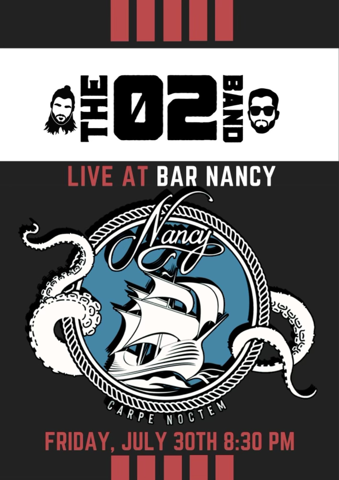 The 02 Band at Bar Nancy Friday July 30th 8:30PM