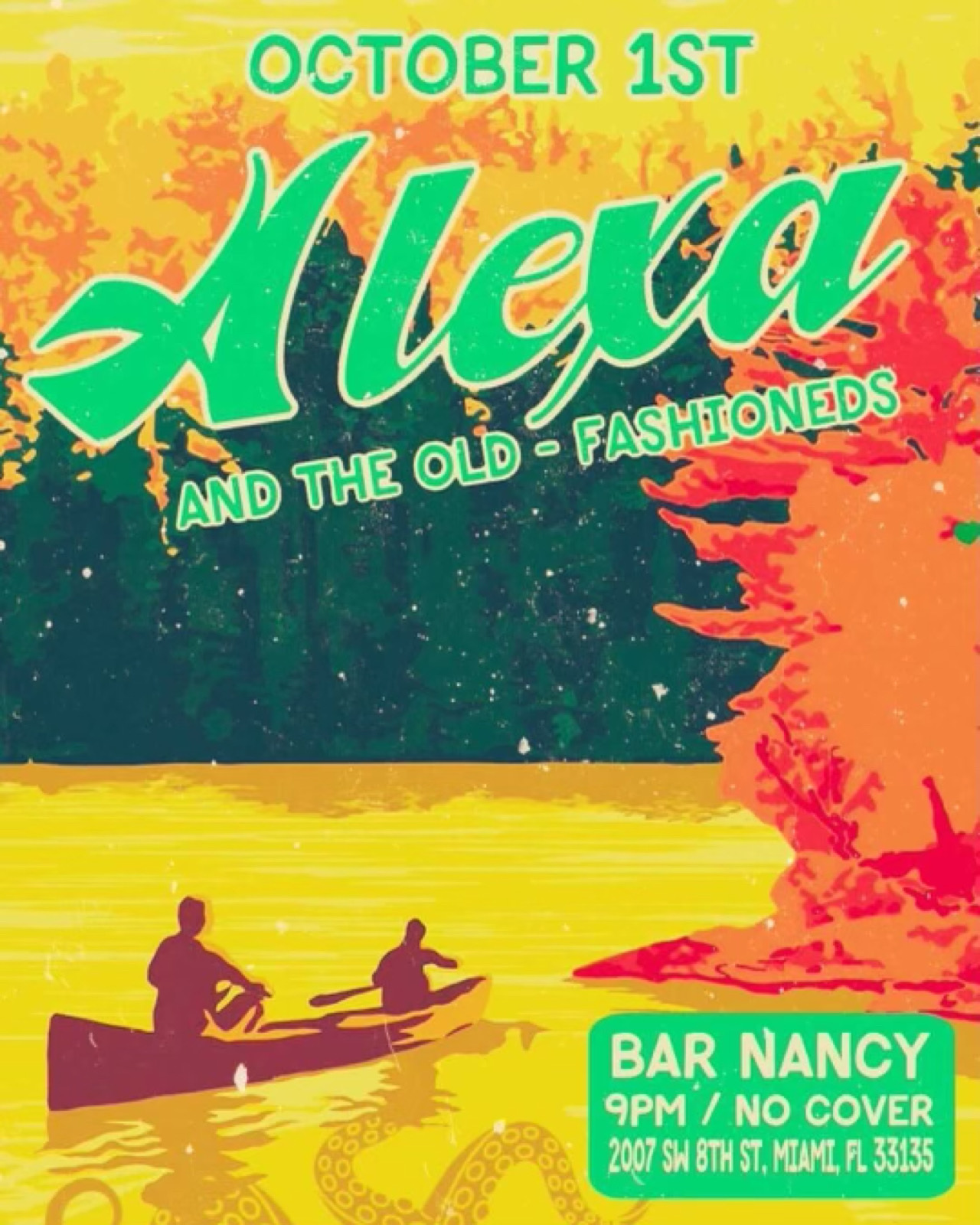 Alexa and The Old-Fashioneds at Bar Nancy - October 1st at 9PM