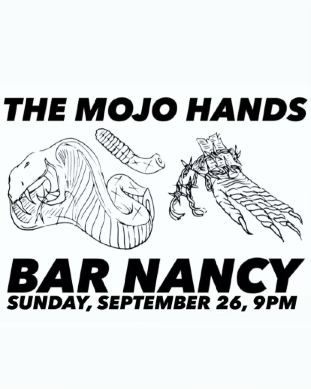 The Mojo Hands at Bar Nancy - Friday Sep 26 at 9PM