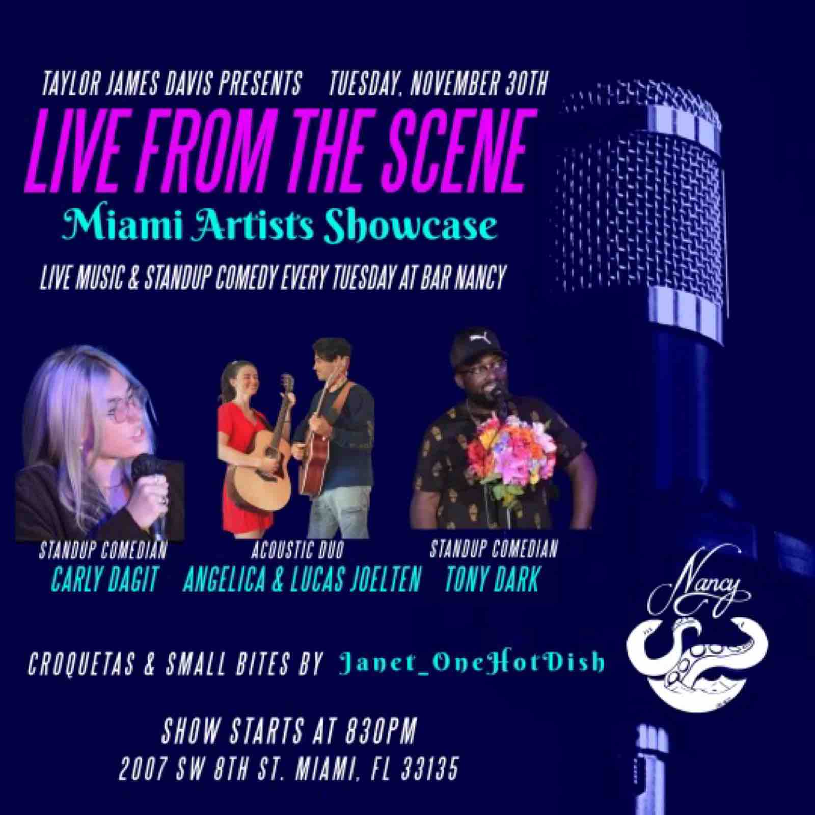 Taylor James Davis Presents - Live From The Scene Showcase at Bar Nancy every Tuesday