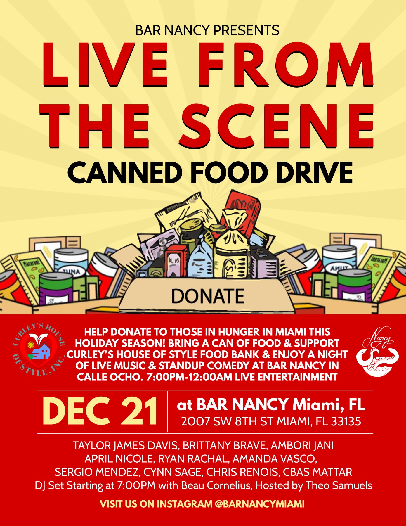 Live From The Scene - Canned Food Drive