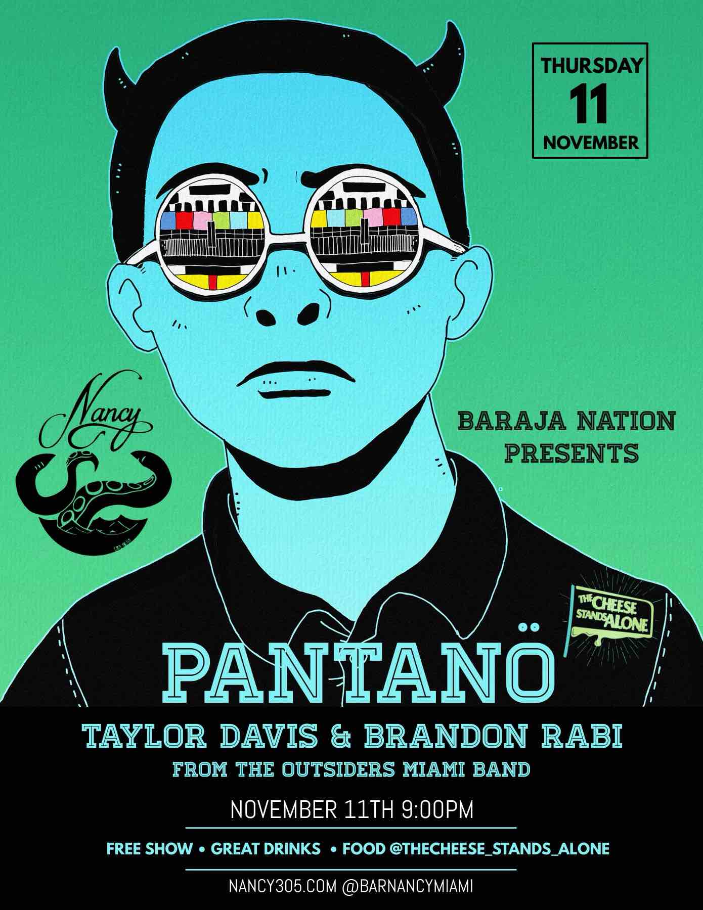 BARAJA NATION Presents PANTANO - TAYLOR DAVIS & BRANDON RABI at BAR NANCY