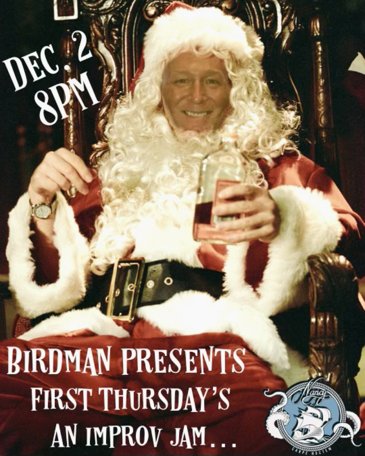 BIRDMAN PRESENTS...1st Thursdays! at Bar Nancy - Dec 2 at 8pm