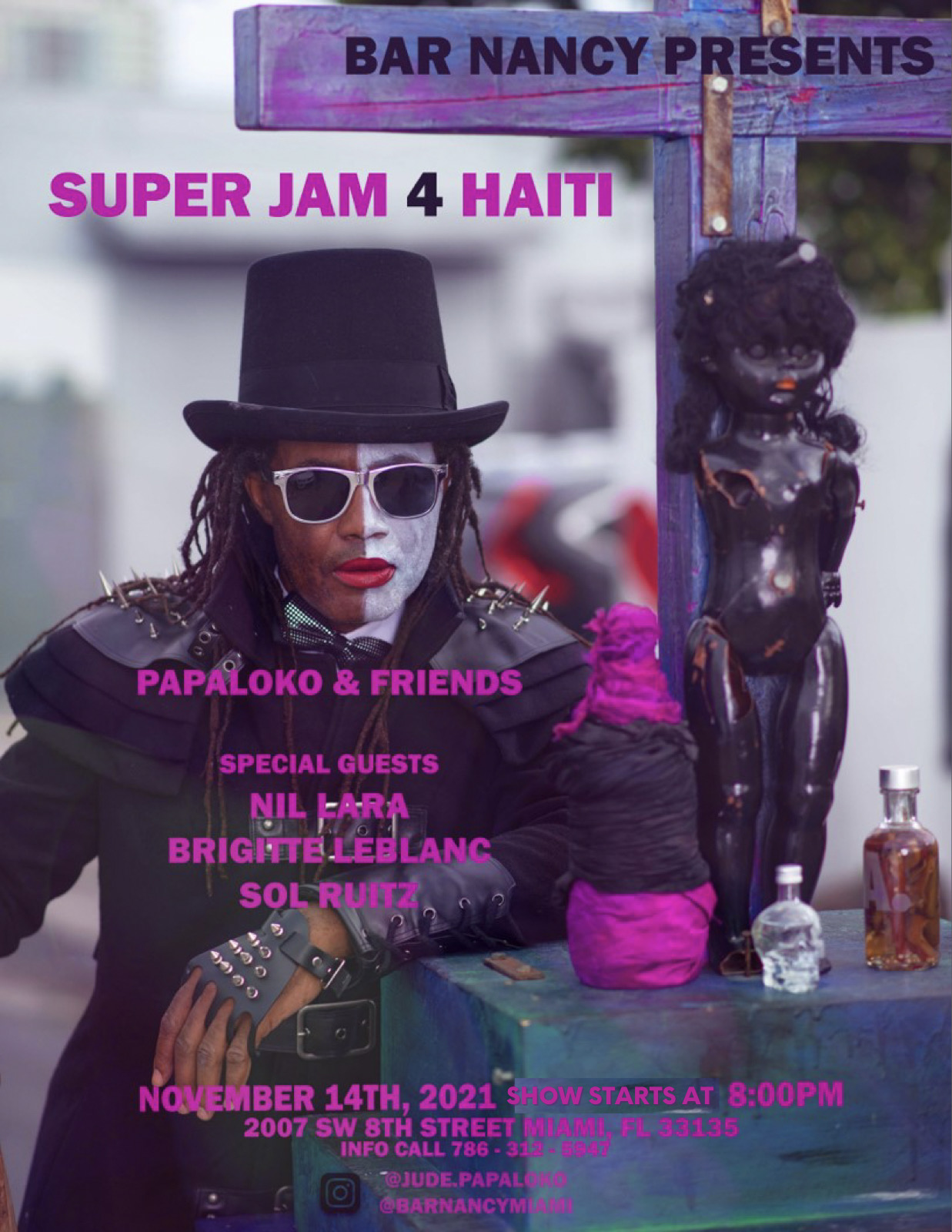 Bar Nancy Presents: Jam 4 Haiti