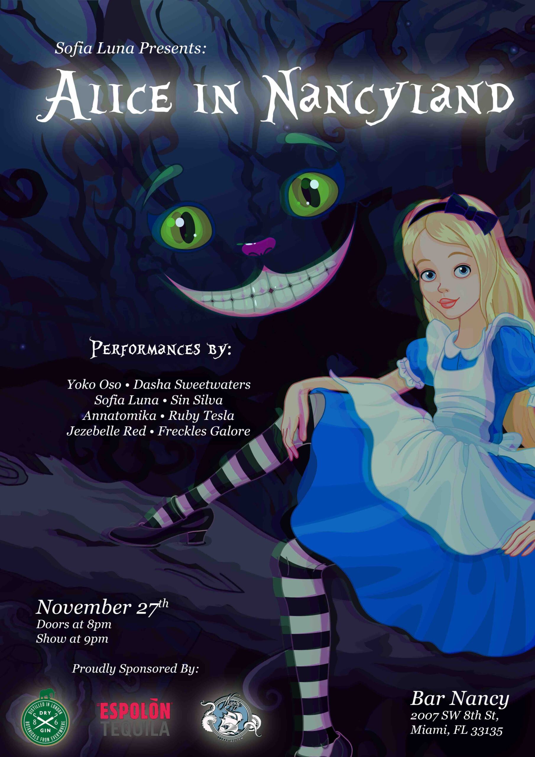 Alice in Nancyland - Nov 27th 8PM