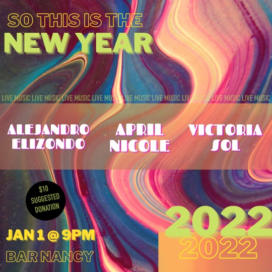 So this is the New Year with Alejandro Elizondo - April Nicole - Victoria Sol - at Bar Nancy