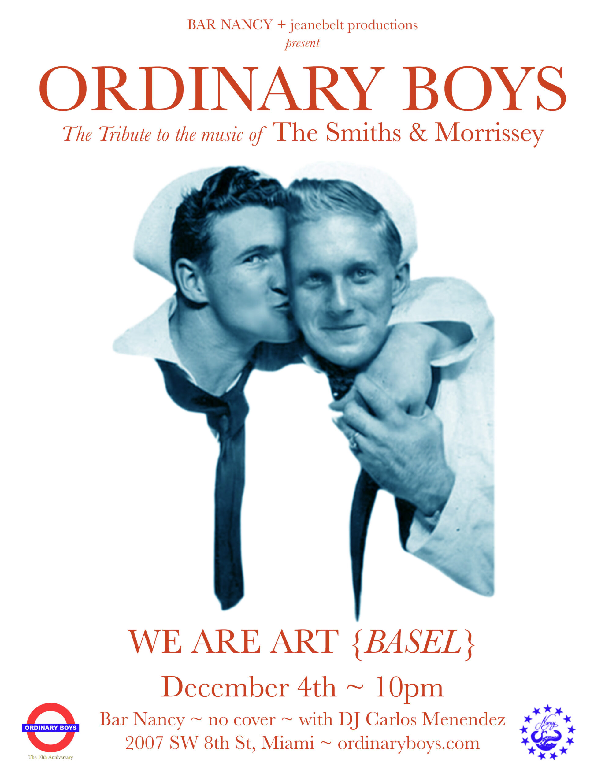 Ordinary Boys - The Tribute to the Music of The Smith & Morrissey at Bar Nancy