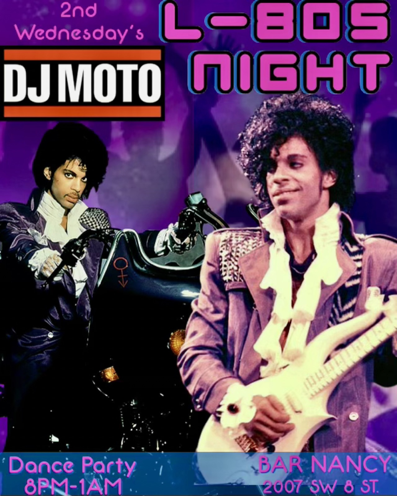 L80’s Night at Bar Nancy with DJ MOTO- 2nd Wednesday's