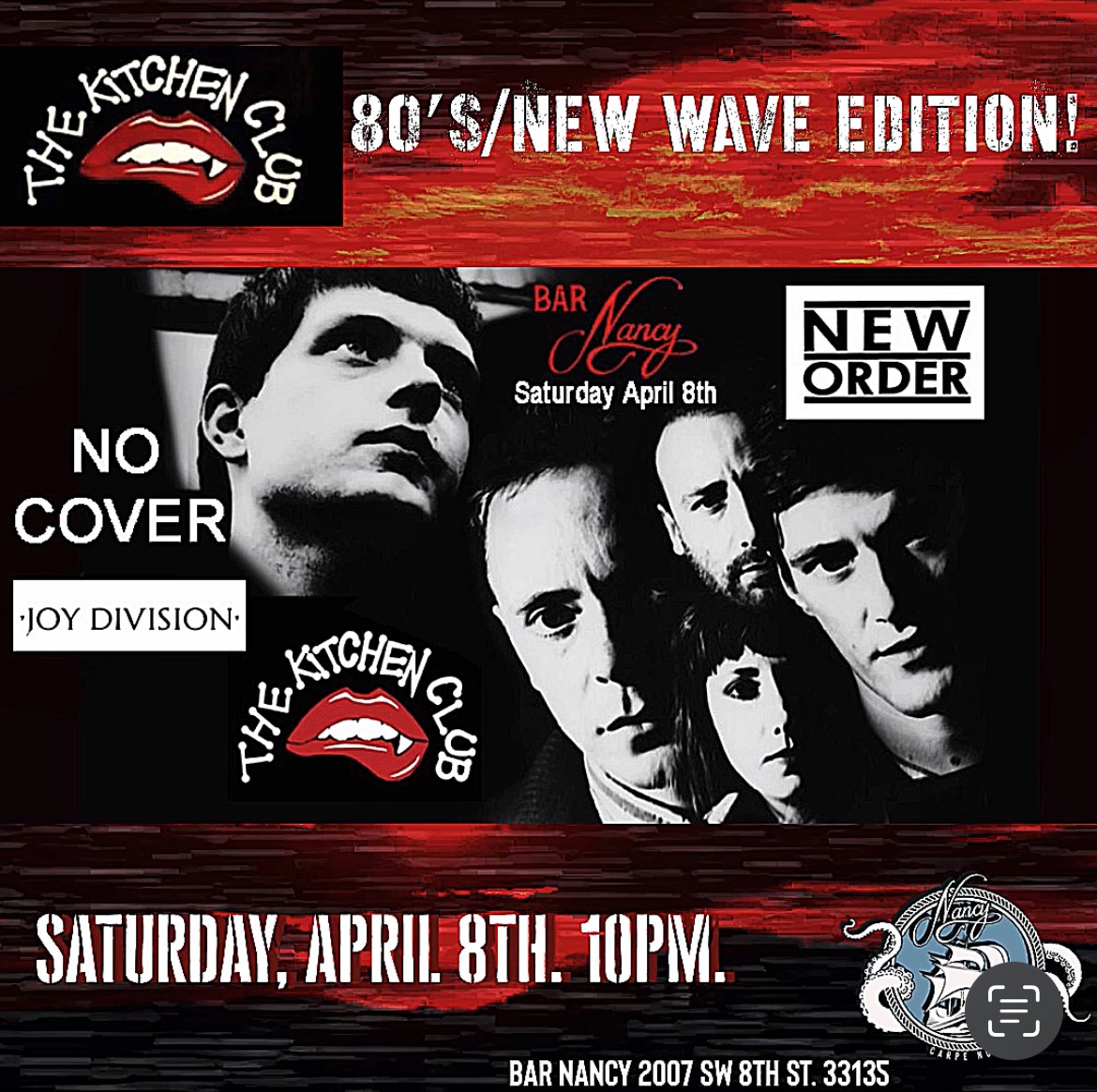 THE KITCHEN CLUB - 80'S NEW WAVE EDITION! AT BAR NANCY