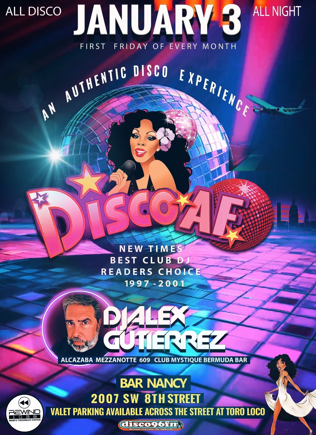 Disco AF at Bar Nancy - DJ Alex Gutierrez